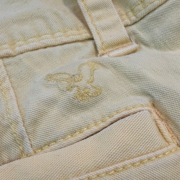 American Eagle Outfitters Women's Sunny Yellow Jean Shorts - Picture 4 of 7